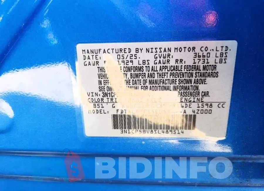 3N1CP5BV8SL489514 Photo# 13