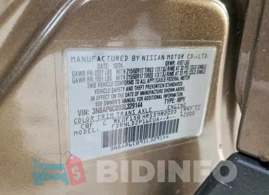 3N8AP6CB9SL329144 Photo# 13