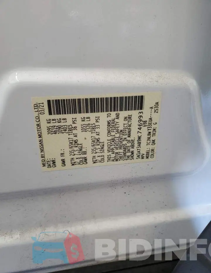 5N1AT3AB9MC746993 Photo# 14