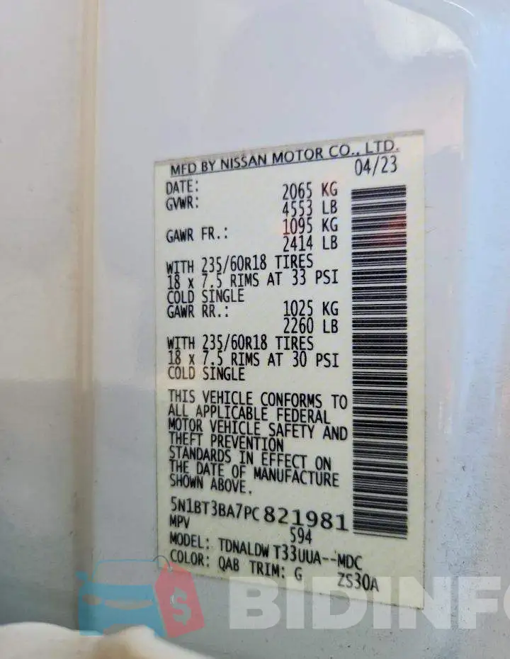 5N1BT3BA7PC821981 Photo# 13