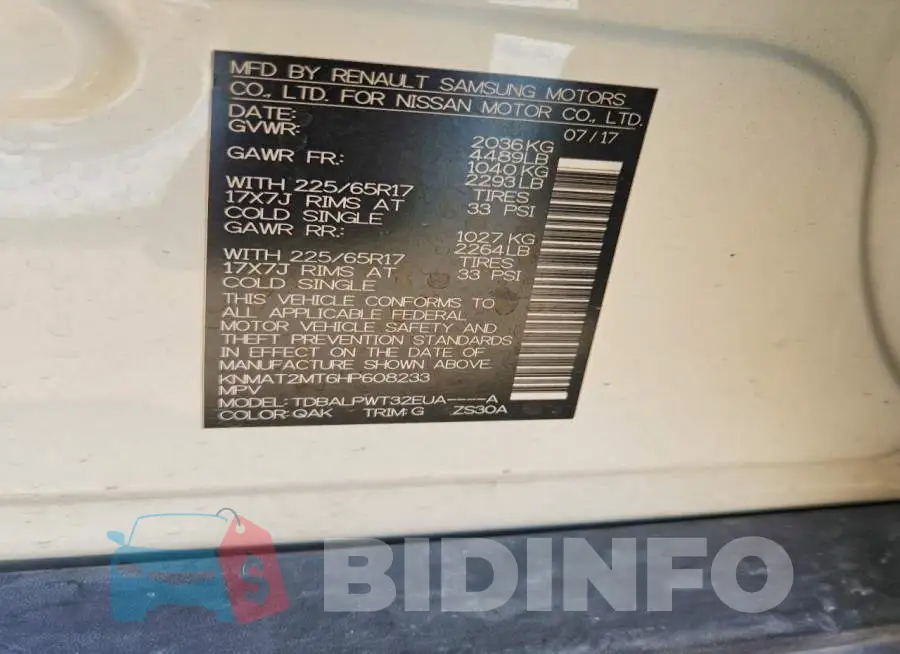 KNMAT2MT6HP608233 Photo# 12