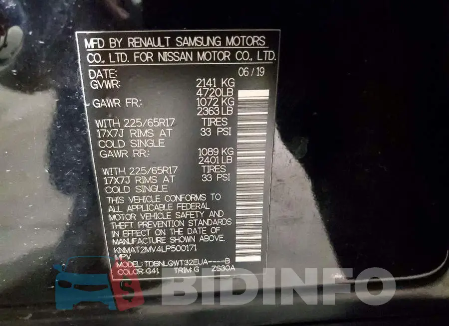KNMAT2MV4LP500171 Photo# 13