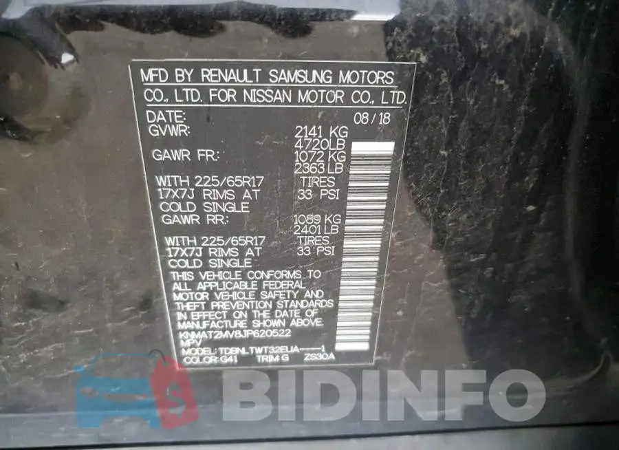 KNMAT2MV8JP620522 Photo# 13