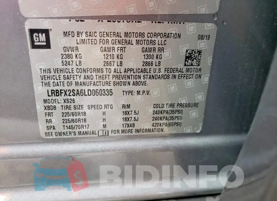 LRBFX2SA6LD060335 Photo# 13