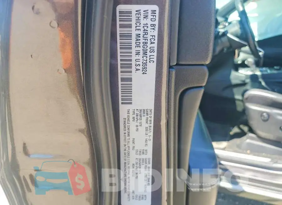 1C4RJFBG0MC735924 Photo# 12