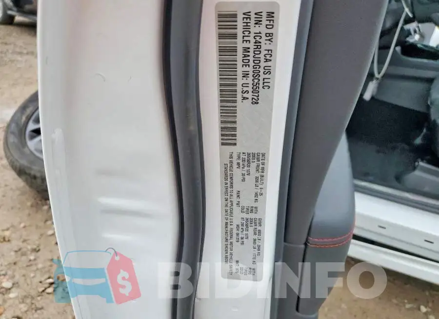 1C4RDJDG0SC550728 Photo# 14