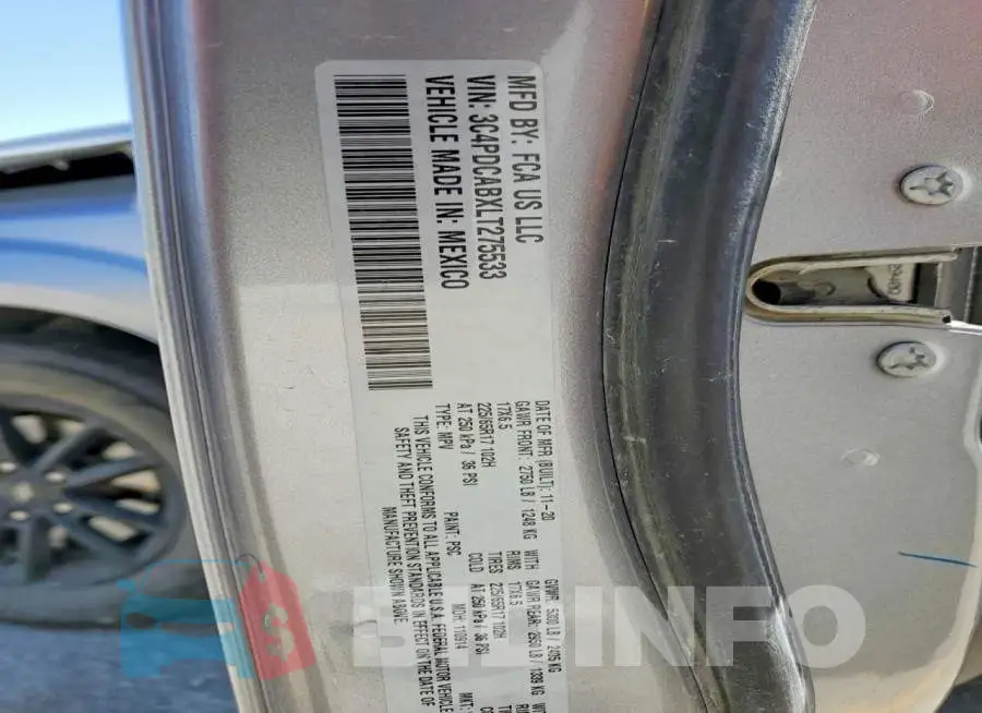 3C4PDCABXLT275533 Photo# 13