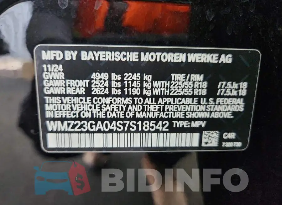 WMZ23GA04S7S18542 Photo# 13