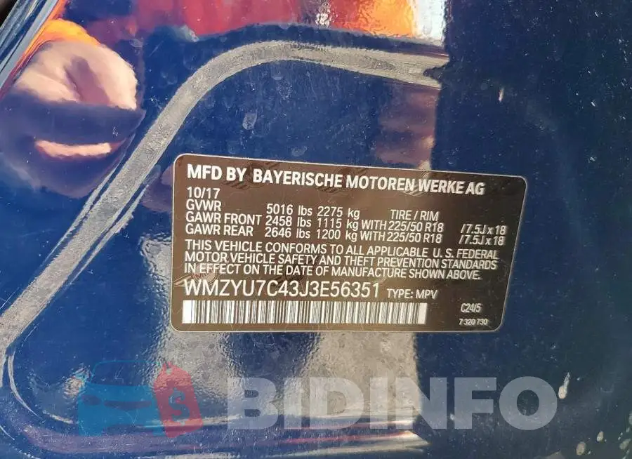 WMZYU7C43J3E56351 Photo# 13