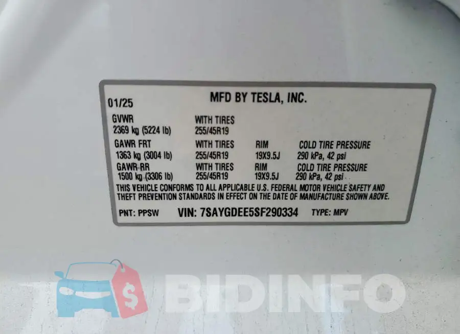 7SAYGDEE5SF290334 Photo# 12