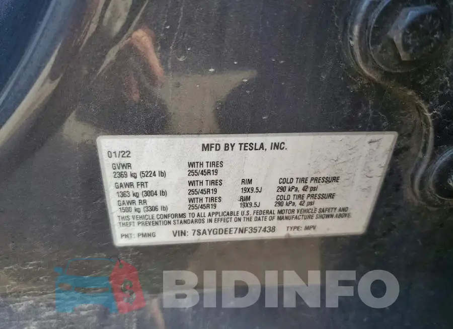 7SAYGDEE7NF357438 Photo# 13