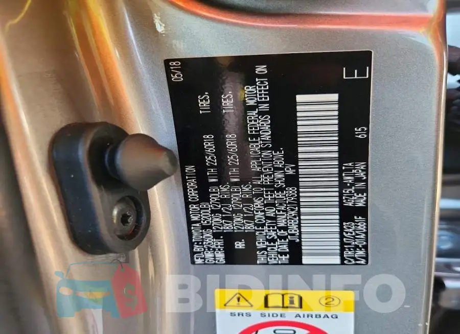 JTJBARBZ9K2179388 Photo# 12