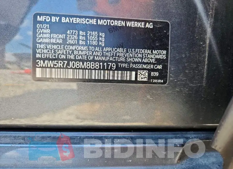 3MW5R7J08M8B81179 Photo# 12