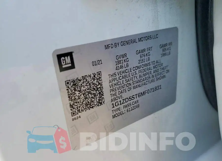 1G1ZD5ST6MF071831 Photo# 13