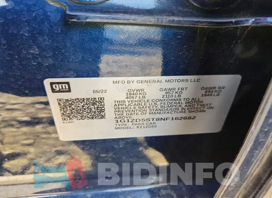 1G1ZD5ST8NF162682 Photo# 12