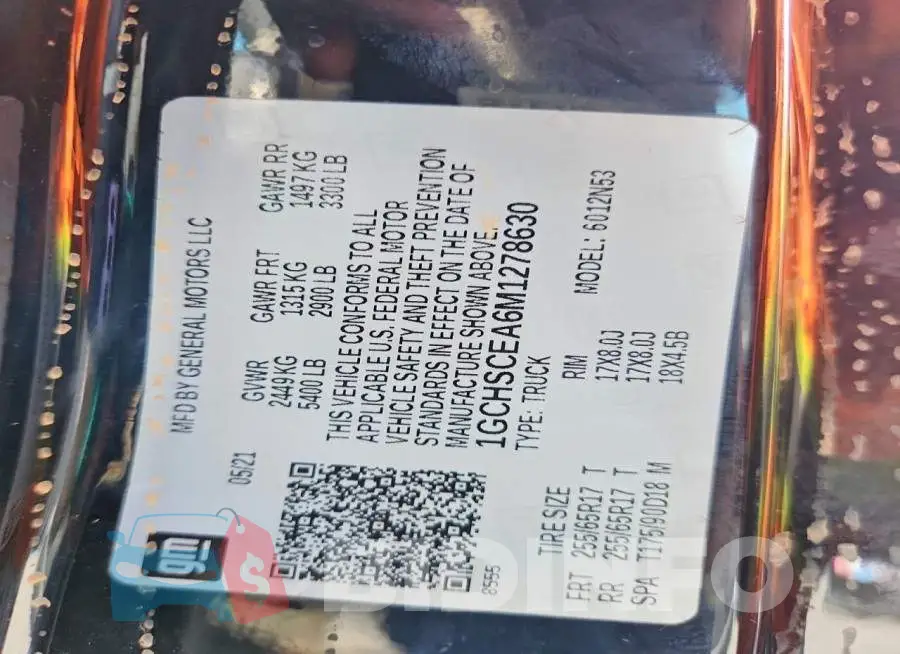 1GCHSCEA6M1278630 Photo# 12