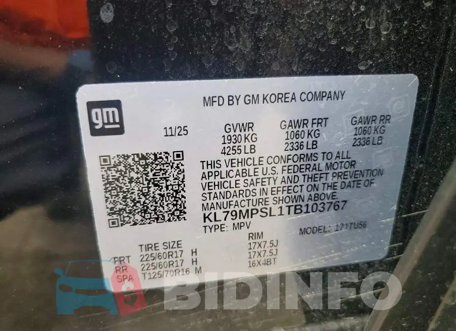 KL79MPSL1TB103767 Photo# 12