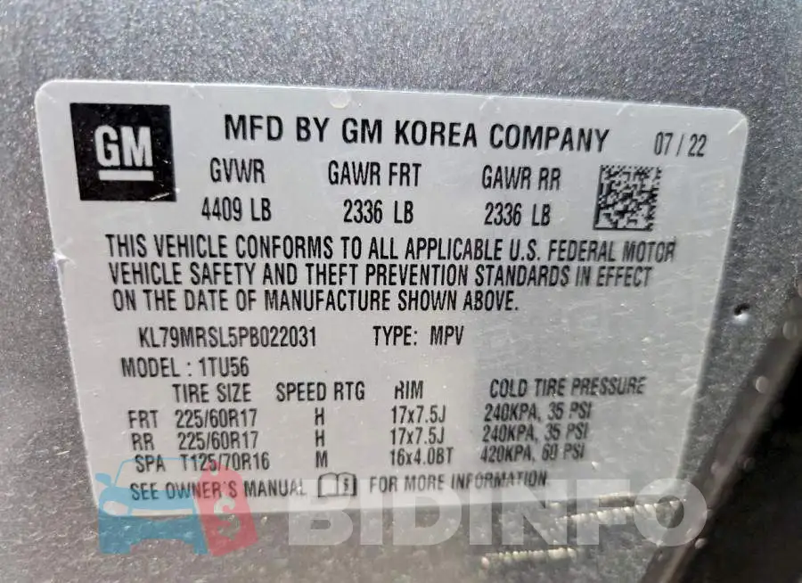 KL79MRSL5PB022031 Photo# 12