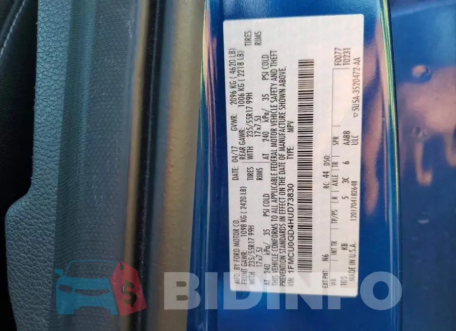 1FMCU0GD4HUD73830 Photo# 13
