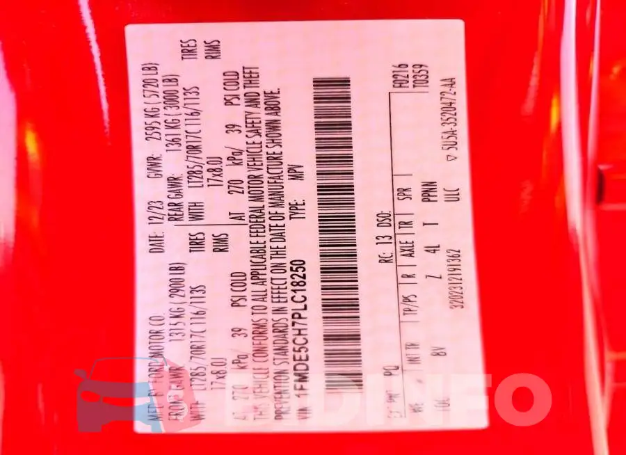 1FMDE5CH7PLC18250 Photo# 13