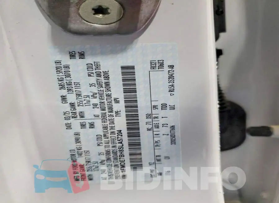 1FMDE7BH8SLA57204 Photo# 14