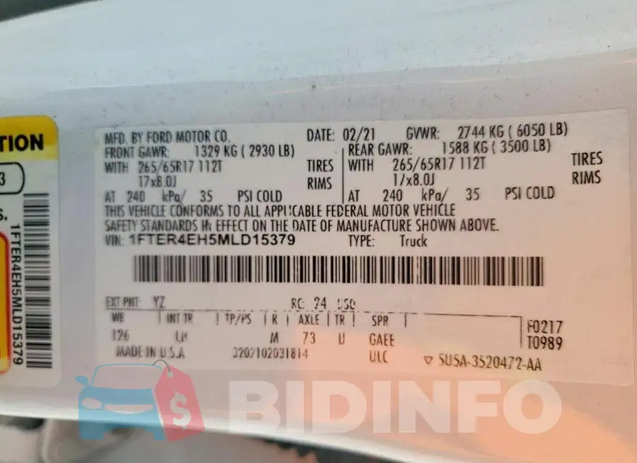 1FTER4EH5MLD15379 Photo# 12