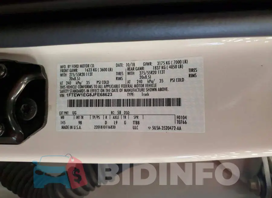 1FTEW1EG8JFE68623 Photo# 12