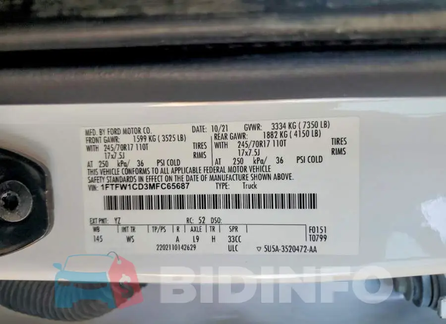 1FTFW1CD3MFC65687 Photo# 12