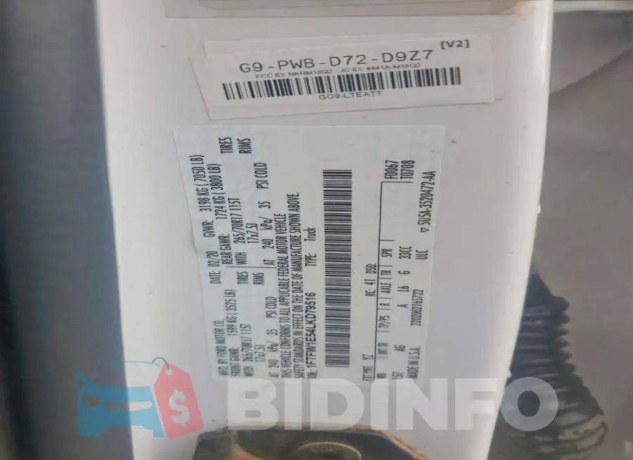 1FTFW1E54LKD79516 Photo# 12