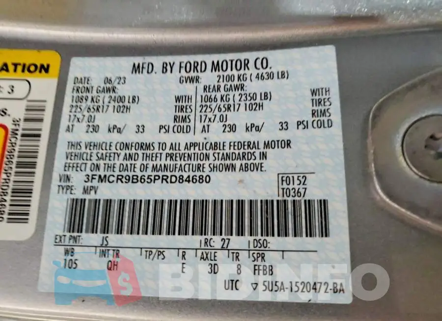 3FMCR9B65PRD84680 Photo# 14