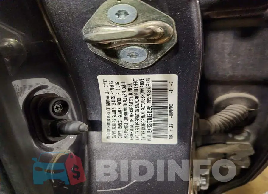 19XFC2F74HE218298 Photo# 12
