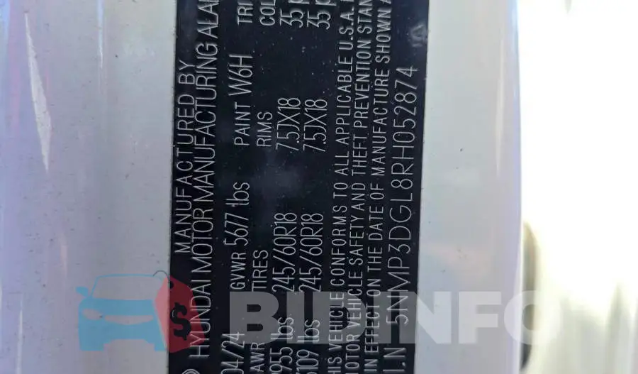 5NMP3DGL8RH052874 Photo# 10