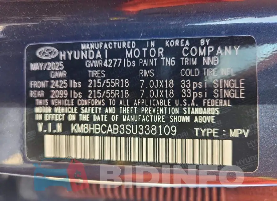 KM8HBCAB3SU338109 Photo# 12