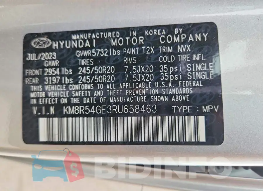 KM8R54GE3RU658463 Photo# 13