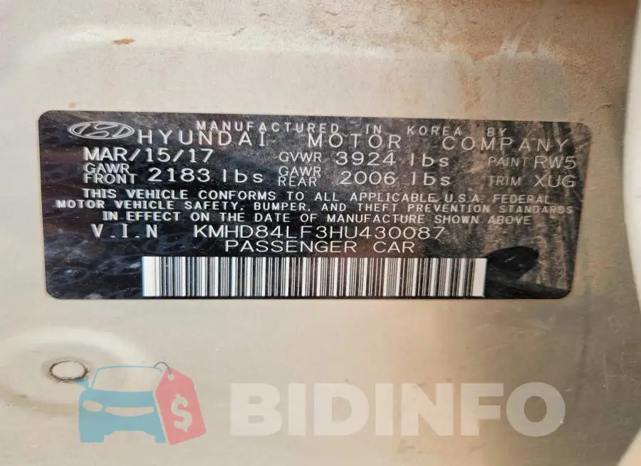 KMHD84LF3HU430087 Photo# 13