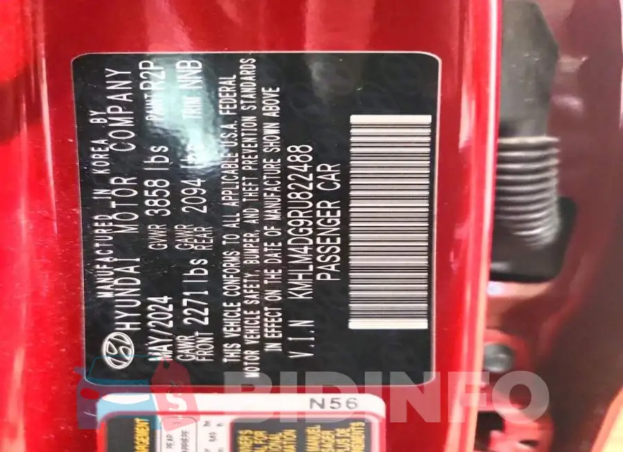 KMHLM4DG9RU822488 Photo# 12