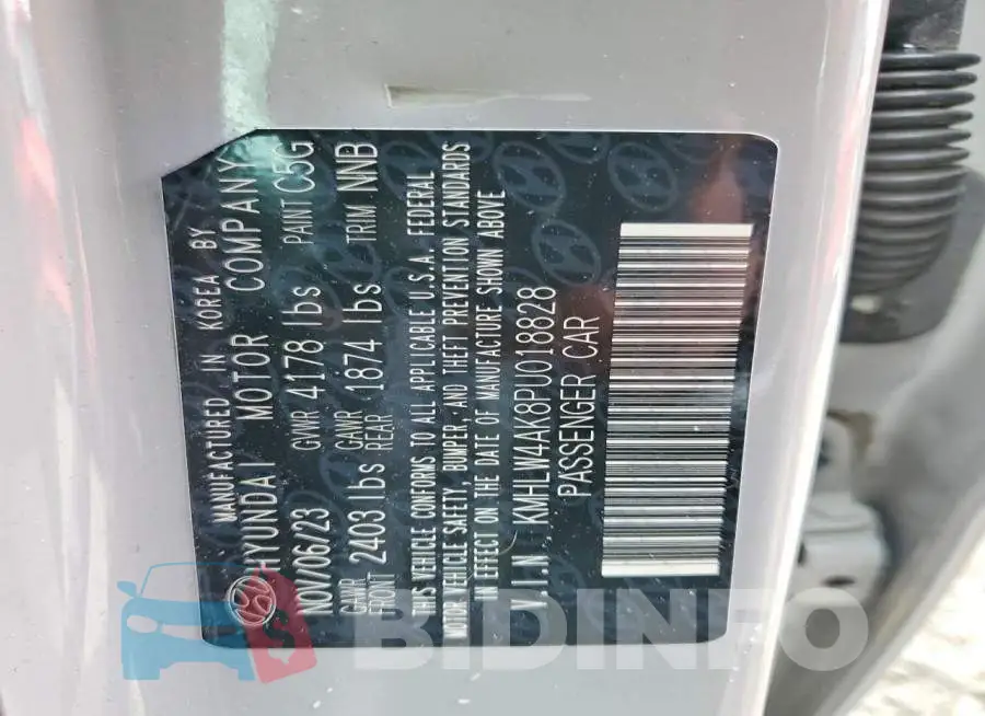 KMHLW4AK8PU018828 Photo# 13