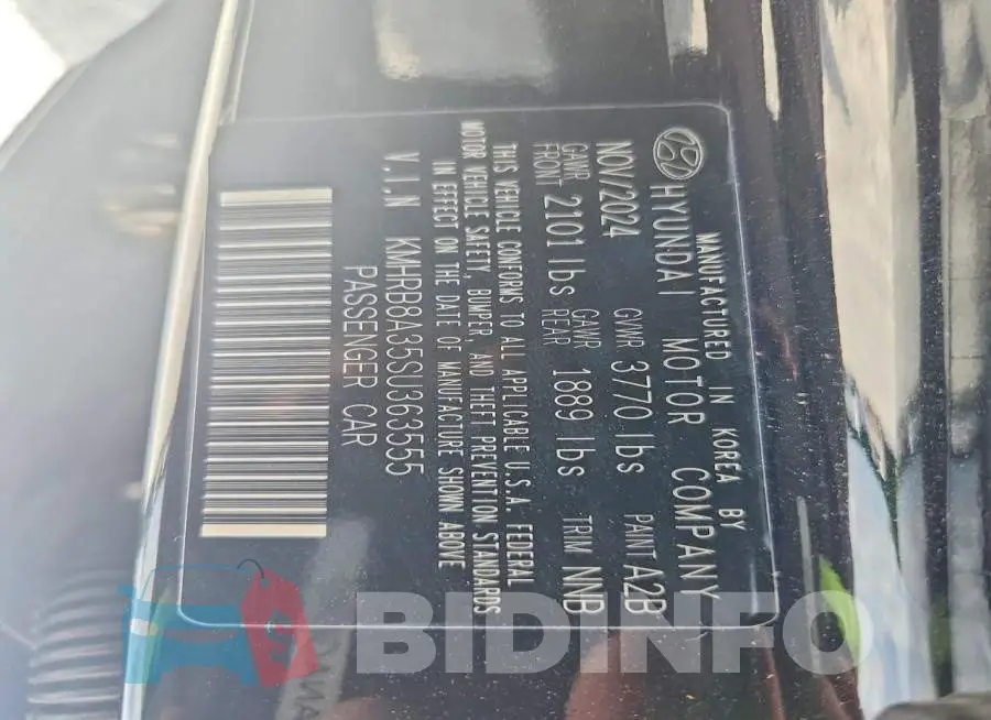 KMHRB8A35SU363555 Photo# 13