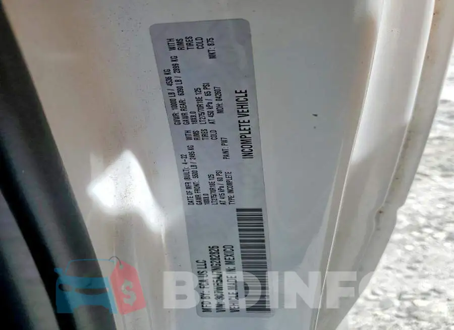 3C7WR5AJ7NG282826 Photo# 12