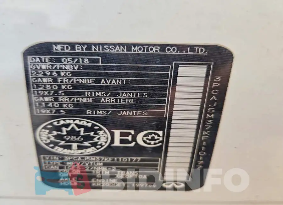 3PCAJ5M37KF110177 Photo# 13