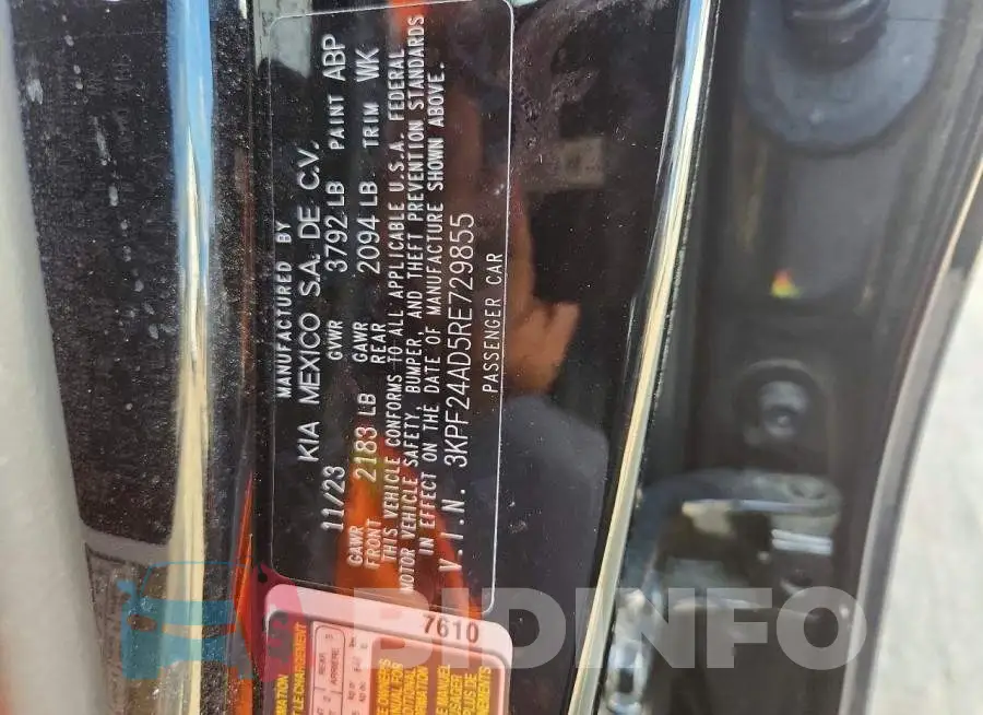 3KPF24AD5RE729855 Photo# 12
