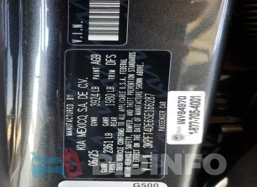 3KPFT4DE6SE166287 Photo# 12