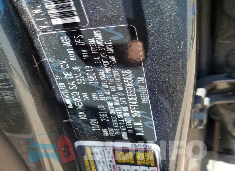 3KPFT4DE8SE065638 Photo# 12