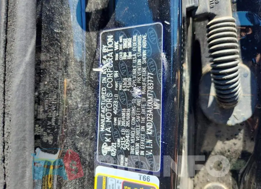KNDJ23AUXM7783777 Photo# 13