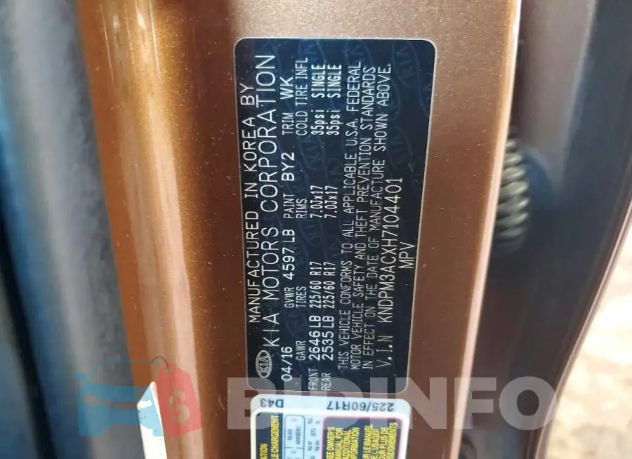 KNDPM3ACXH7104401 Photo# 13