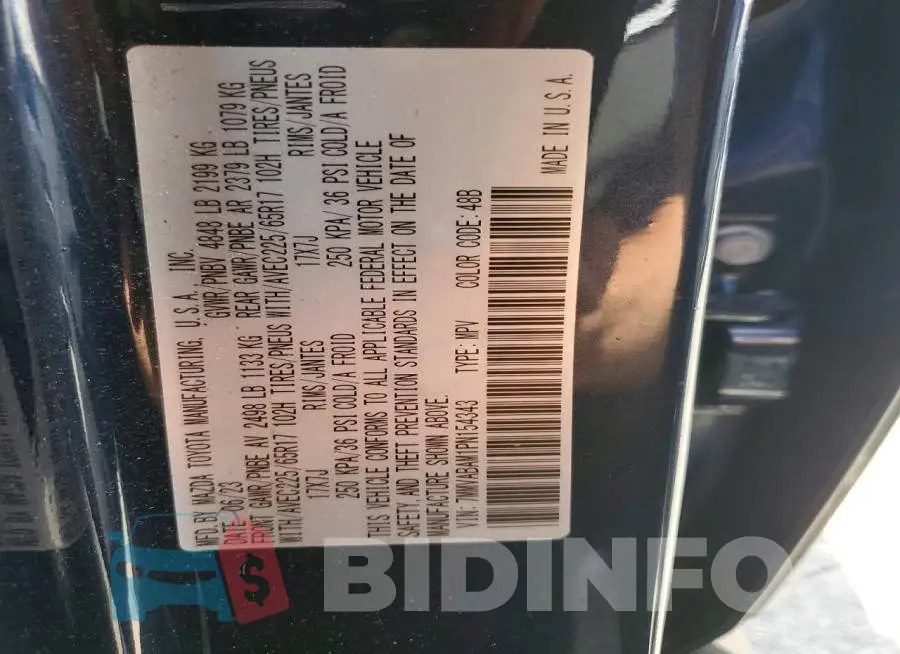 7MMVABAM1PN154343 Photo# 14