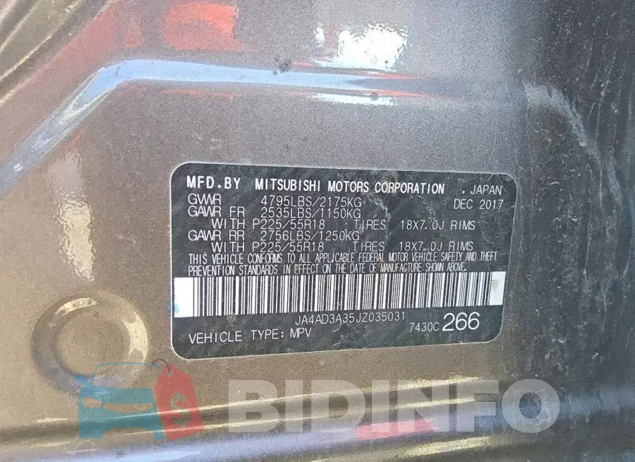 JA4AD3A35JZ035031 Photo# 13