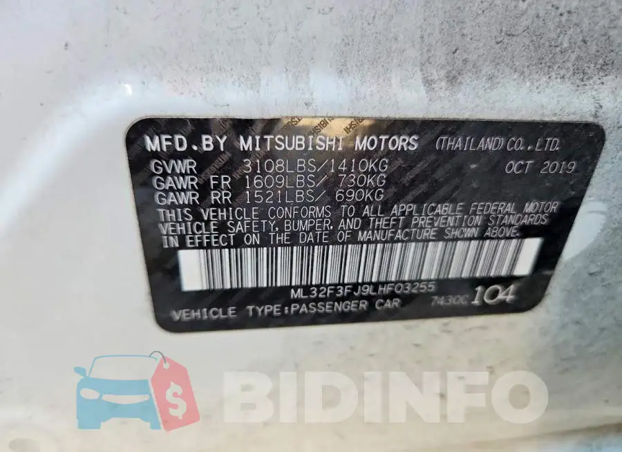 ML32F3FJ9LHF03255 Photo# 12