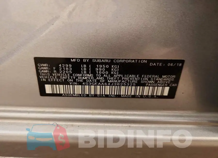 4S3GKAA64J3625325 Photo# 12