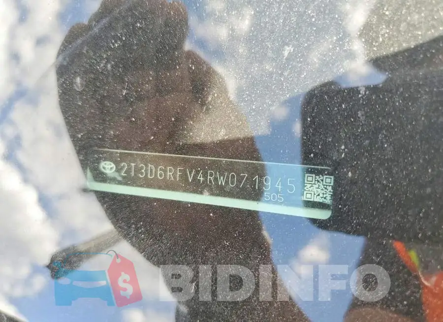 2T3D6RFV4RW071945 Photo# 12